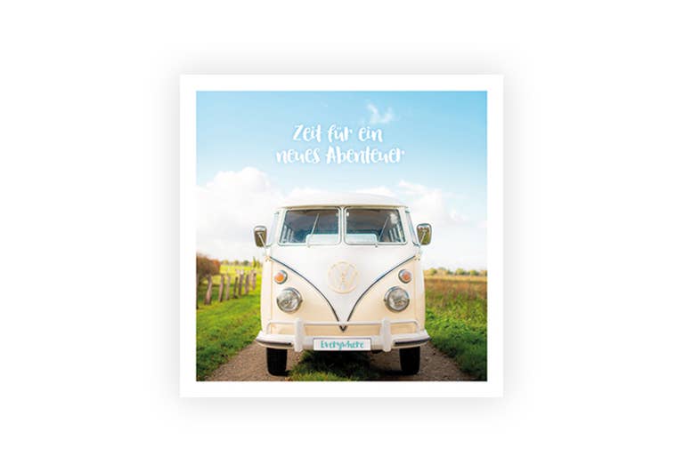 Abenteuer | Postkarte | Motivation | Reise