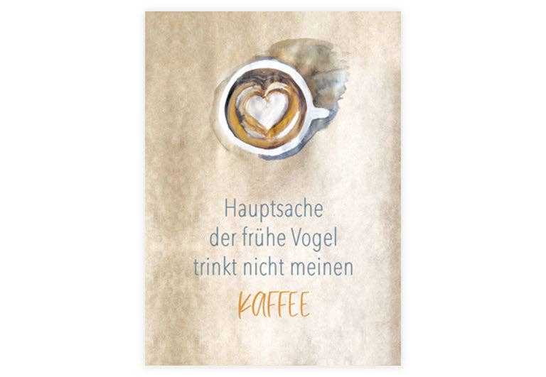 Postkarte Mein Kaffee | Humor