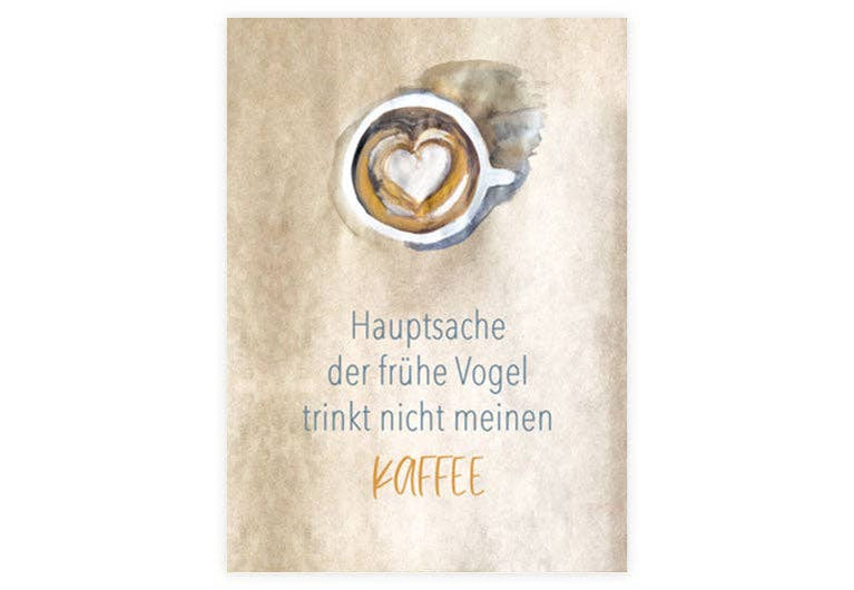 Postkarte Mein Kaffee | Humor