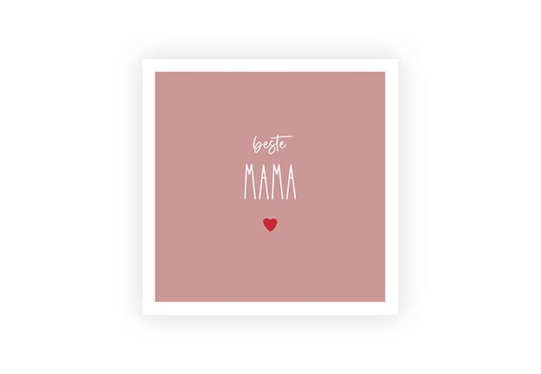 Beste Mama | Postkarte