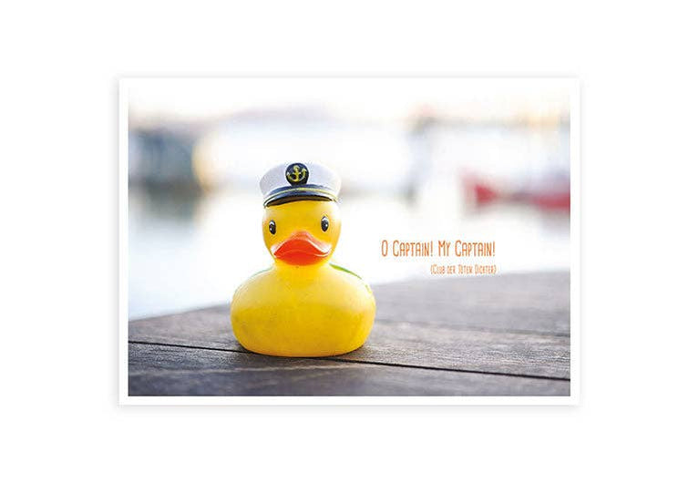 Oh Captain! | Postkarte |Liebe