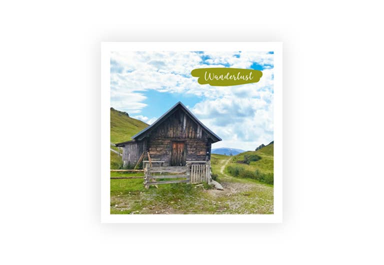 Wanderlust | Postkarte | Reise