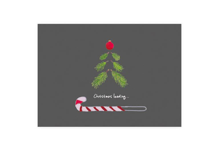 Christmas loading | Postkarte | Weihnachten | Pappkarte