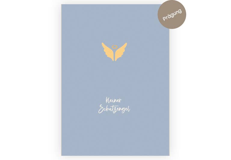 Kleiner Schutzengel | Klappkarte | Geburt
