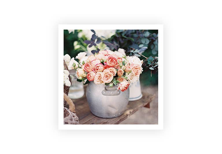 Rosen Topf | Postkarte | Gruß