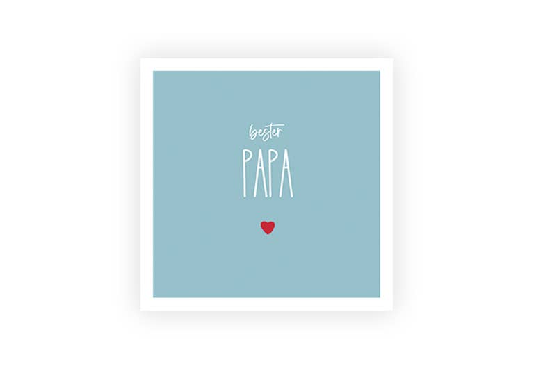 Bester Papa | Postkarte