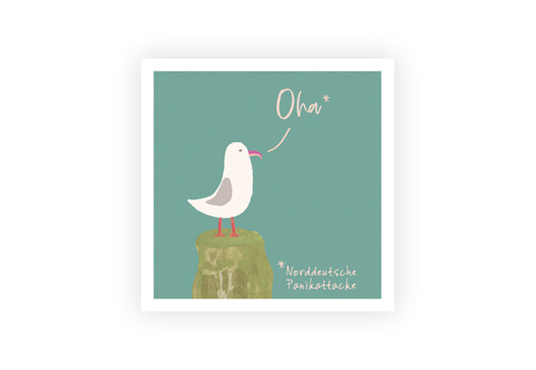 OHA Möwe | Postkarte | Gruß