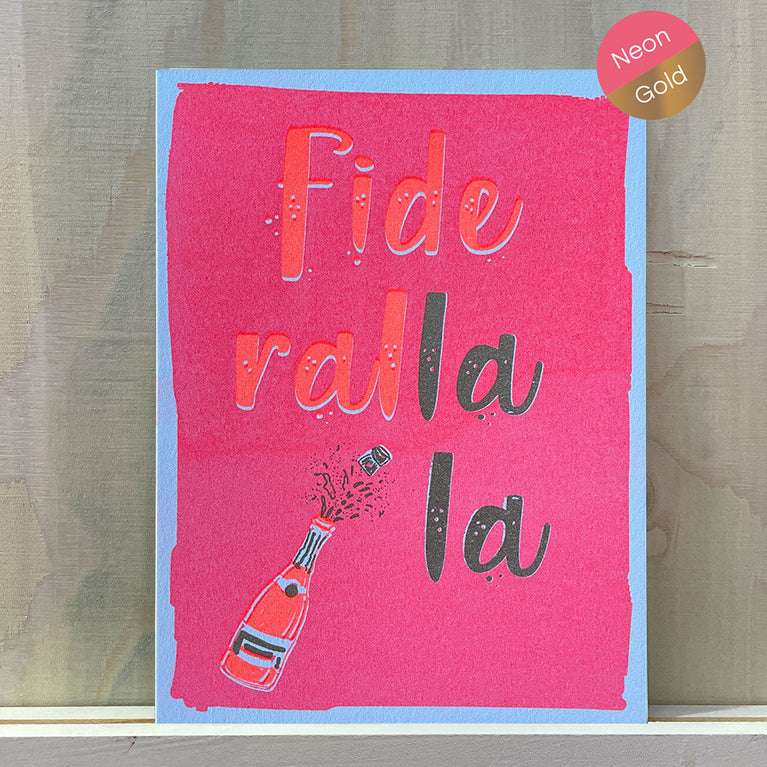 Fiderallala | Riso Postkarte | Geburtstag