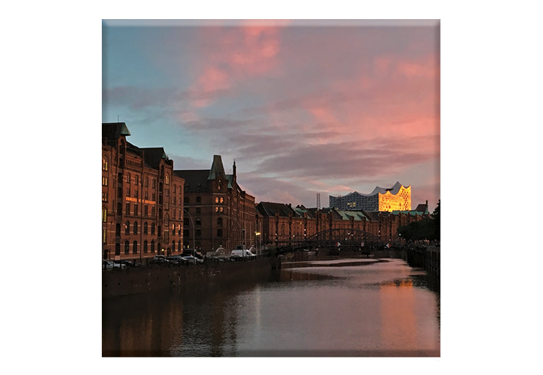 HH Speicherstadt | Fotomagnet eckig