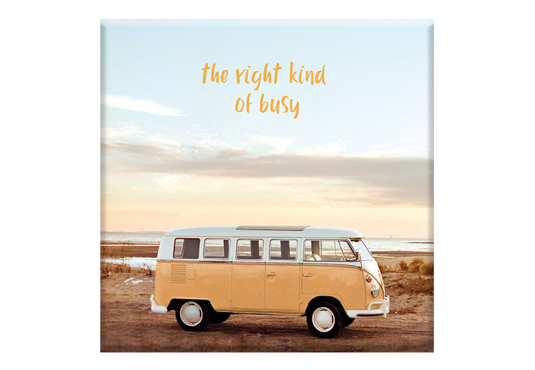 busy Bulli | Fotomagnet eckig