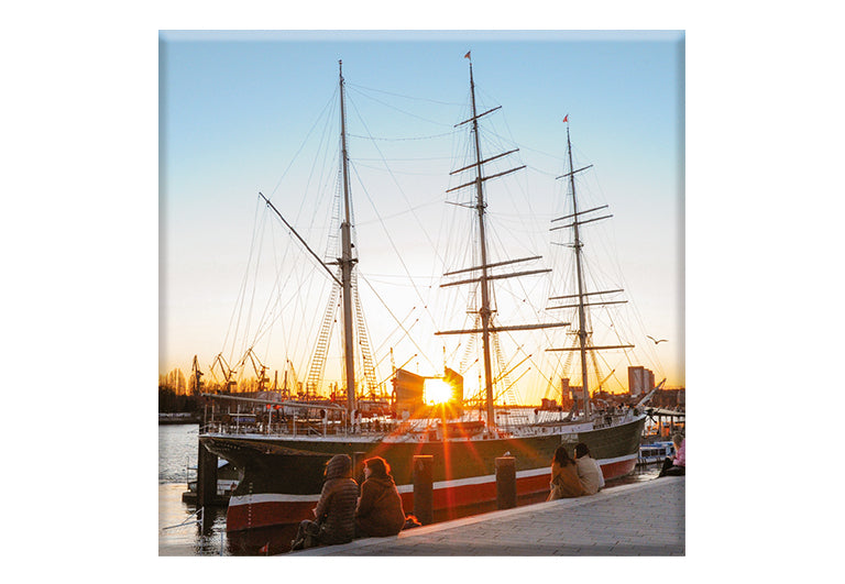HH Rickmer Rickmers | Fotomagnet eckig