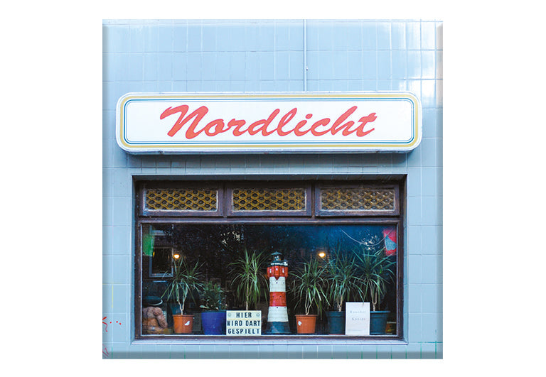 Nordlicht | Fotomagnet eckig