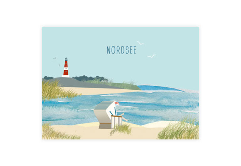 Nordsee | Postkarte | Pappkarte