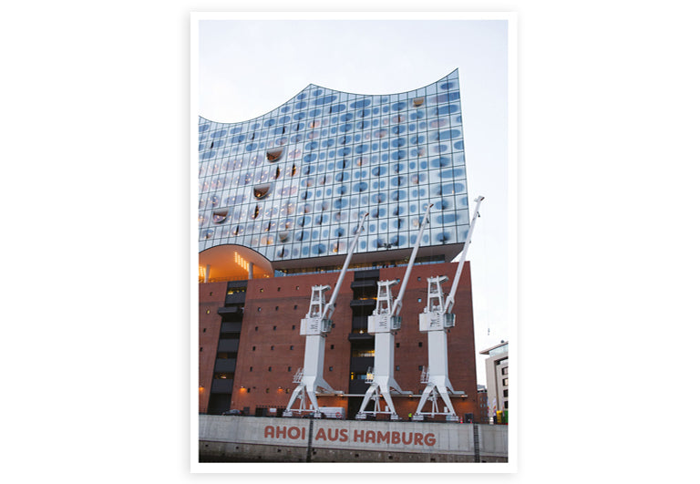 Hamburg Elphi Kräne | Postkarte