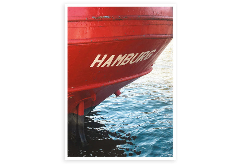 Hamburg Schiffsbug | Postkarte