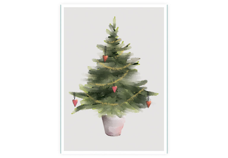 Tannenbaum | Postkarte | Weihnachten