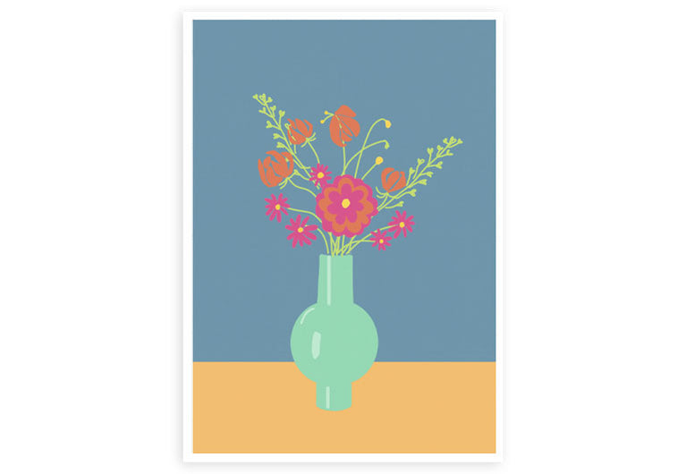 Blumenstrauß | Postkarte | Geburtstag | Danke