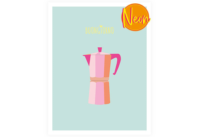 Buongiorno | AuriCard | Neon Postkarte