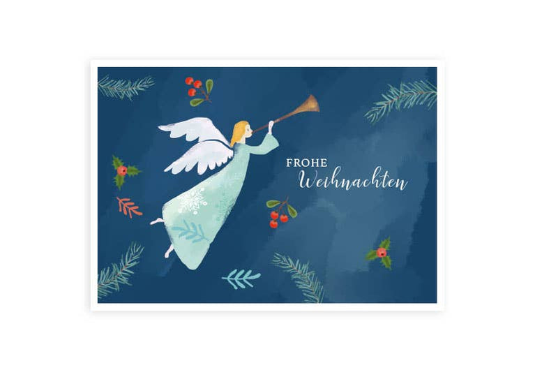 Weihnachtsengel | Weihnachten | Postkarte