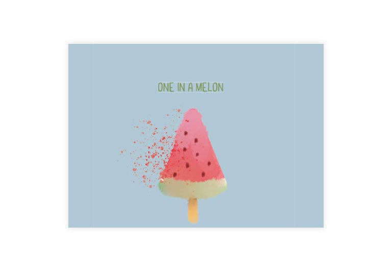 Postkarte one in a melon | Liebe | Freundschaft