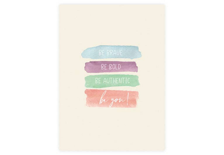 Postkarte be you | Achtsamkeit