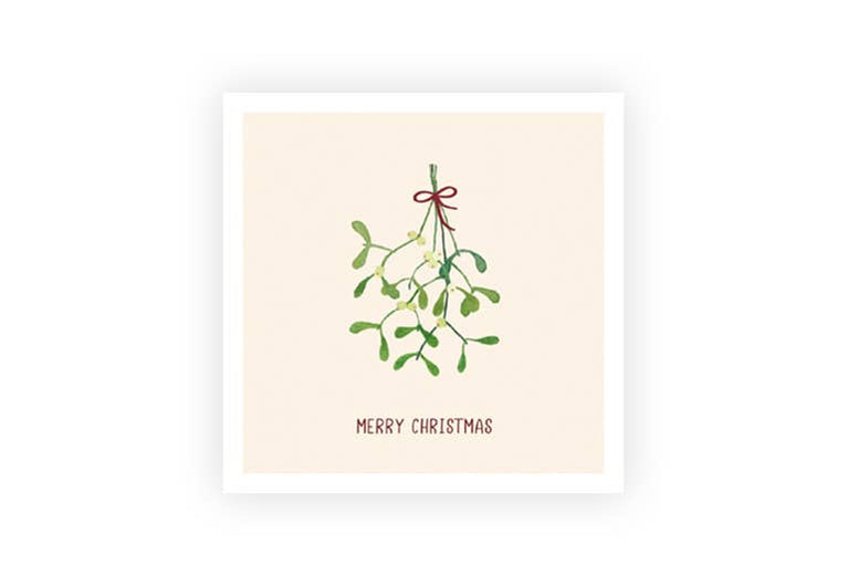 Mistelzweig | Weihnachten | Klappkarte