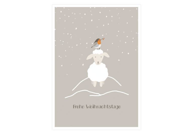 Schaf | Weihnachten | Postkarte