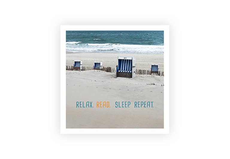 Strandkorb Repeat | Postkarte | Achtsamkeit