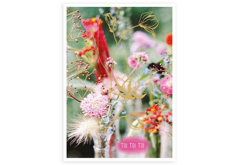 Toi toi toi | Postkarte | Prüfung