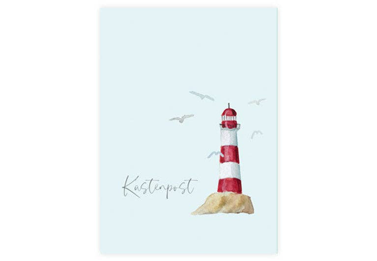 Postkarte Leutchturm | Küste