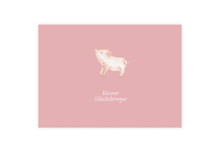 Postkarte Glücksbringer | Glück