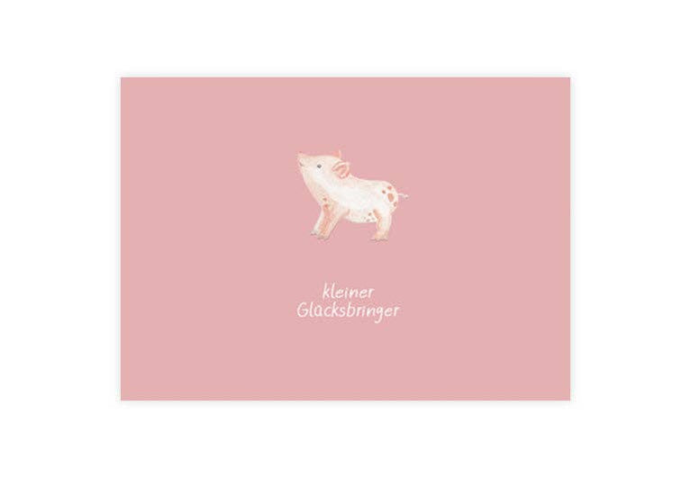 Postkarte Glücksbringer | Glück