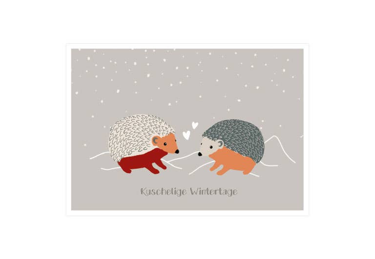 Igel | Weihnachten | Postkarte