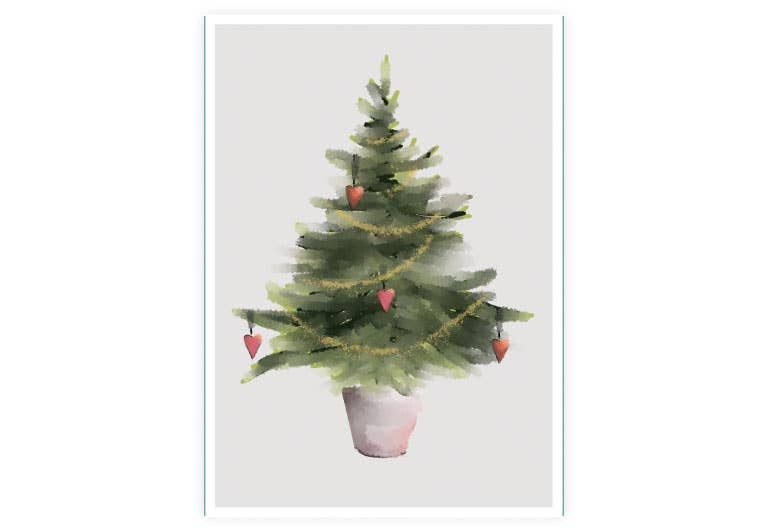 Tannenbaum | Weihnachten | Postkarte