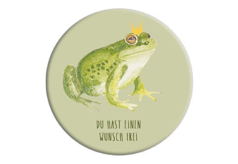 Froschkönig | Magnet rund