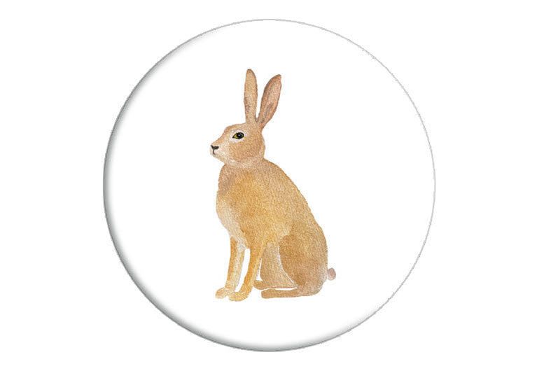 Feldhase | Magnet rund
