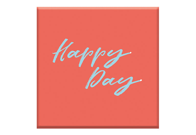 Happy Day | Fotomagnet eckig