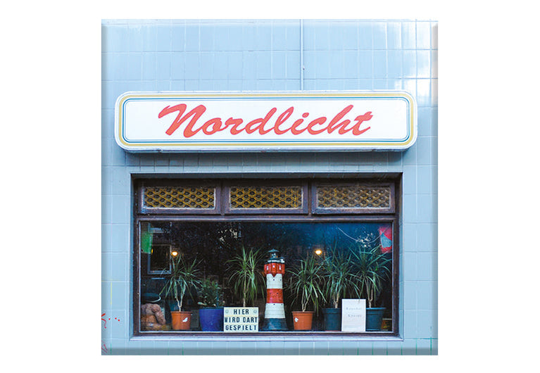 Nordlicht | Fotomagnet eckig