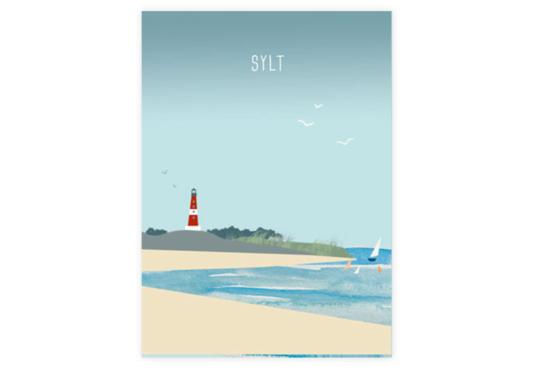 Sylt | Postkarte | Pappkarte