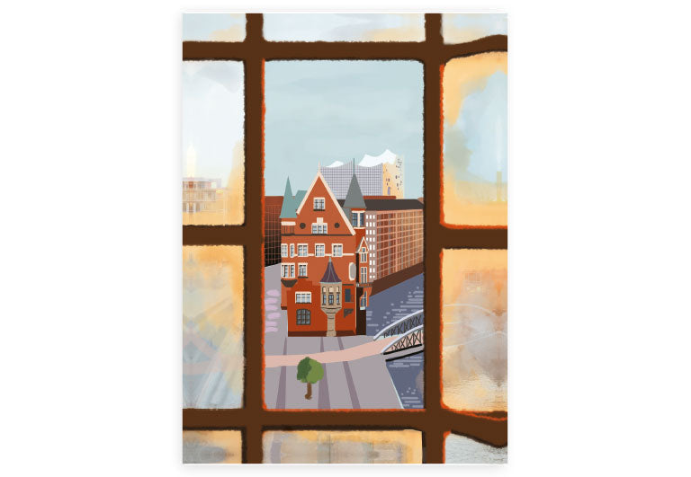 Speicherstadt | Postkarte | Hamburg | Pappkarte