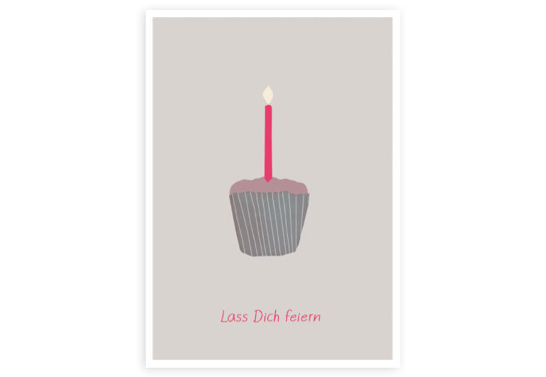 Cupcake | Postkarte | Geburtstag