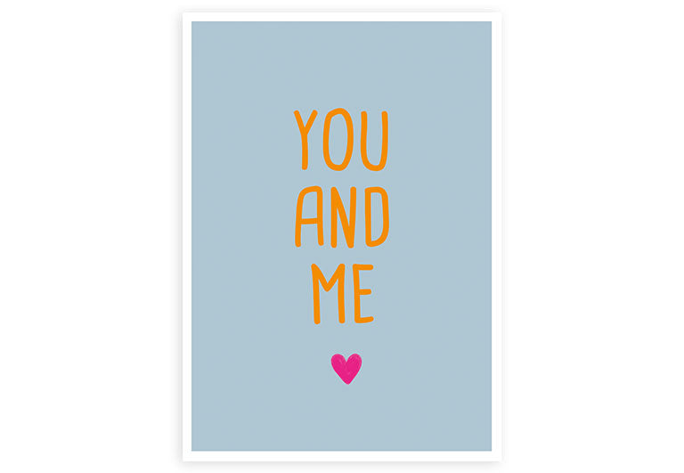 You and Me | Postkarte