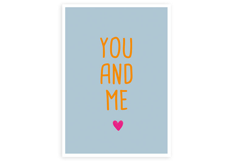 You and Me | Postkarte