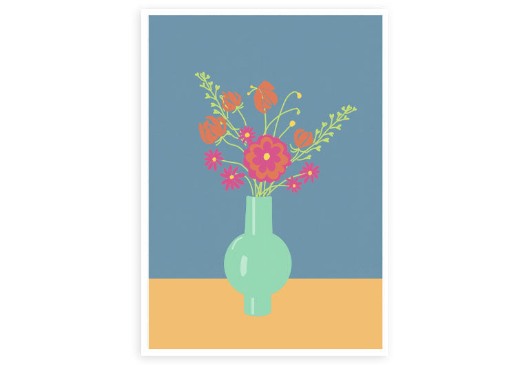 Blumenstrauß | Postkarte | Geburtstag | Danke