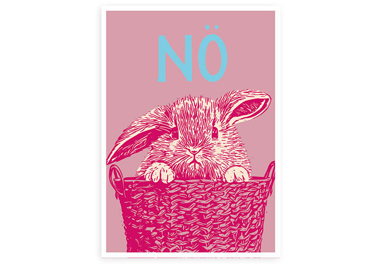 Hase NÖ | Postkarte | Humor | Gruß