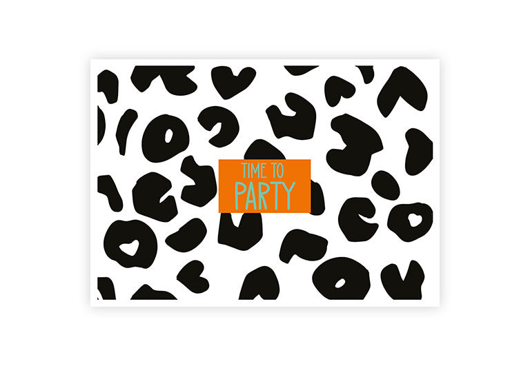 Party Leo | Postkarte | Geburtstag