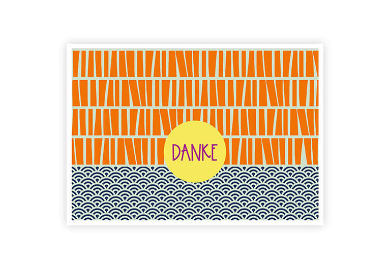 Danke | Postkarte | Geburtstag | Gruß