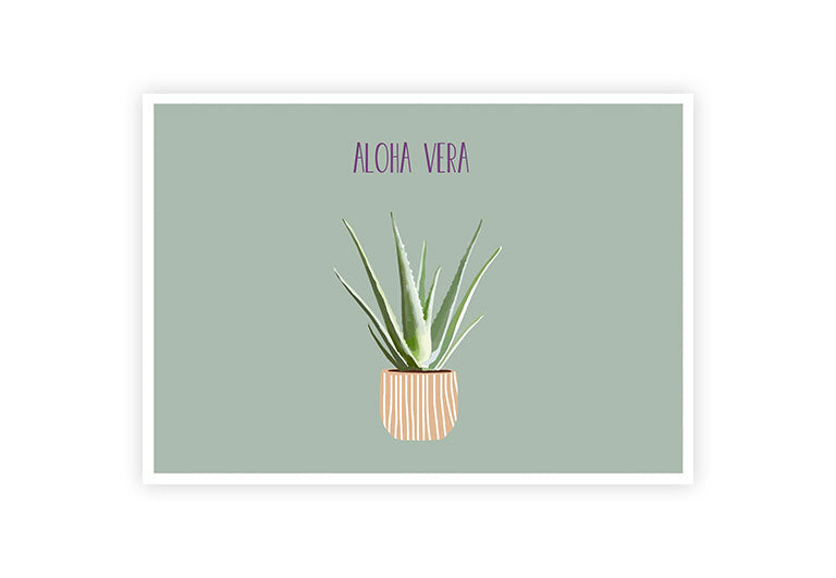Aloha Vera | Postkarte | Geburtstag | Gruß