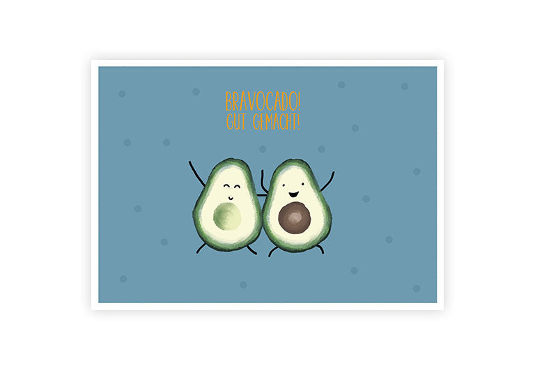 Bravocado | Postkarte | Motivation