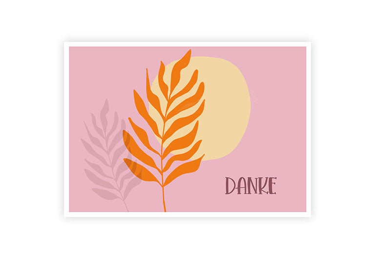 Danke Muster | Postkarte